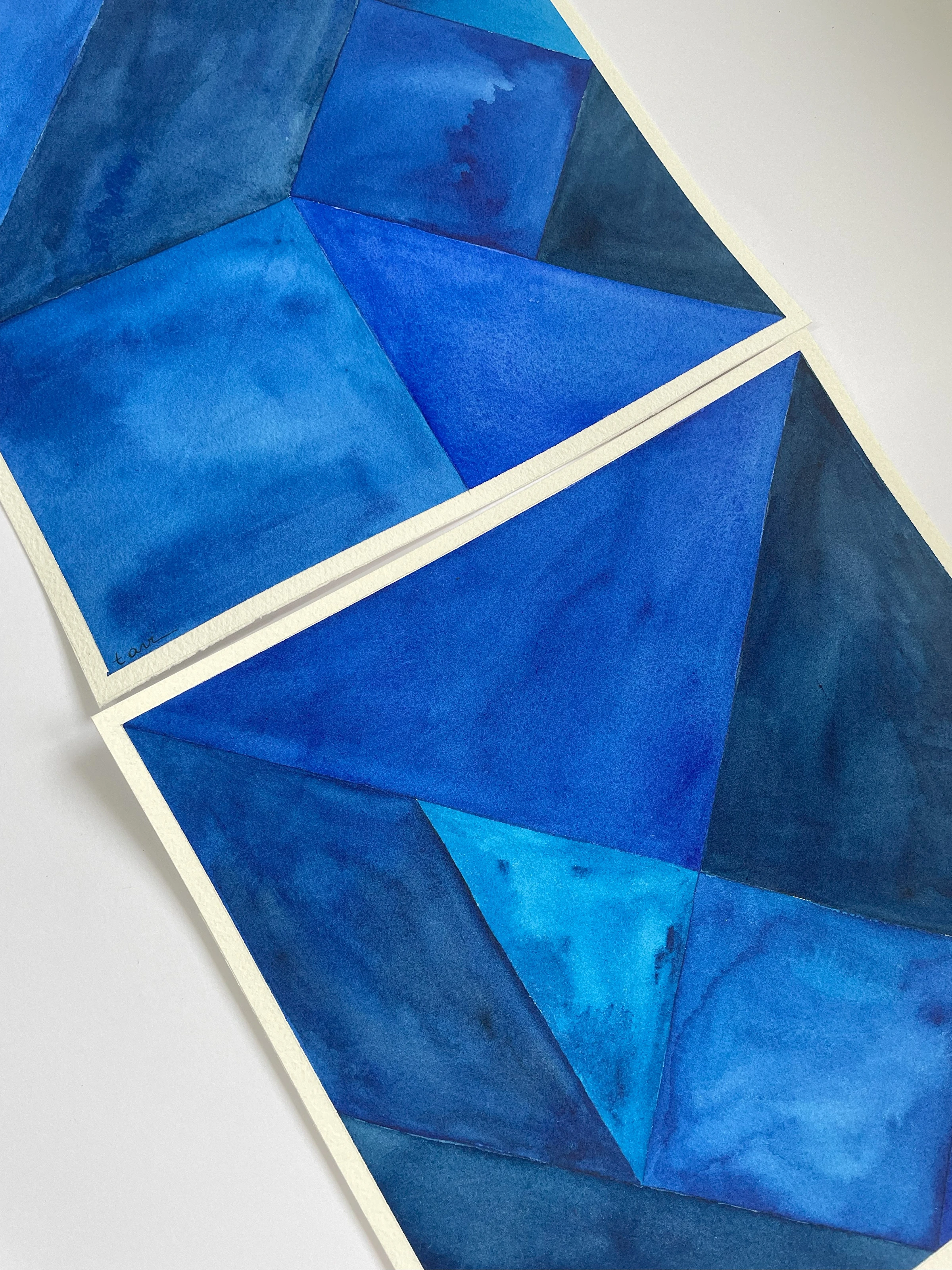 Tangram azul dupla M | Boobam